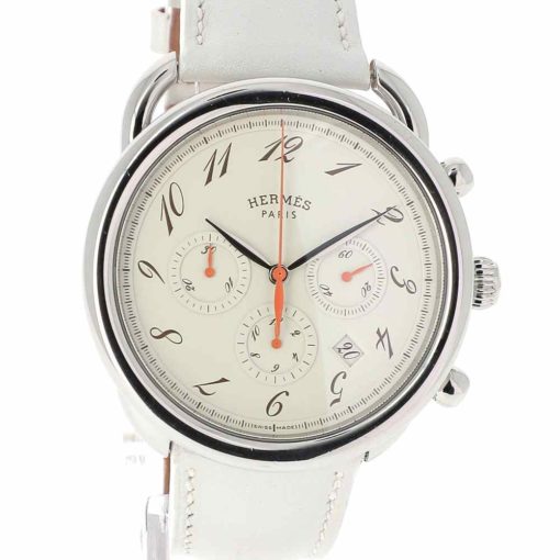 montre bracelet Hermes arceau chronographe cadran 2