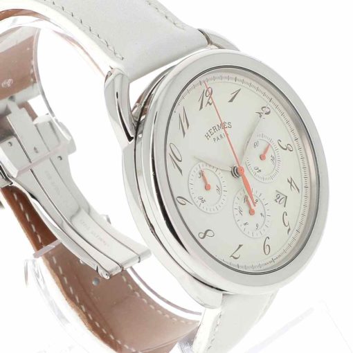 montre bracelet Hermes arceau chronographe lunette