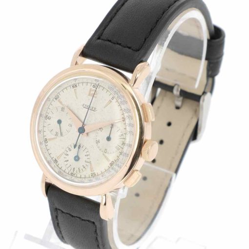 montre bracelet Jaeger chronographe remontoir