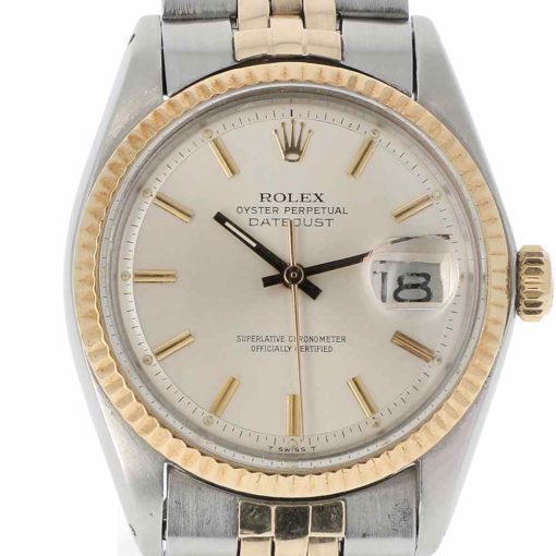 montre bracelet Rolex oyster perpetual or acier cadran