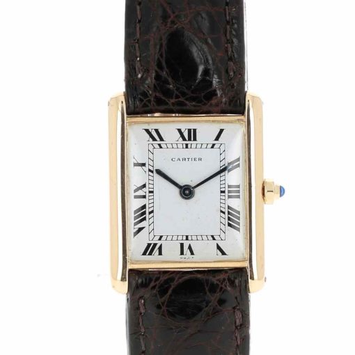 montre bracelet Cartier tank cadran 2