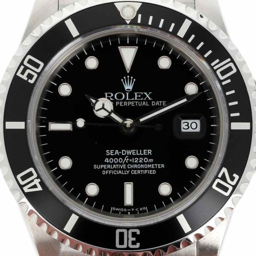 montre bracelet Rolex sea-dweller 16600 cadran