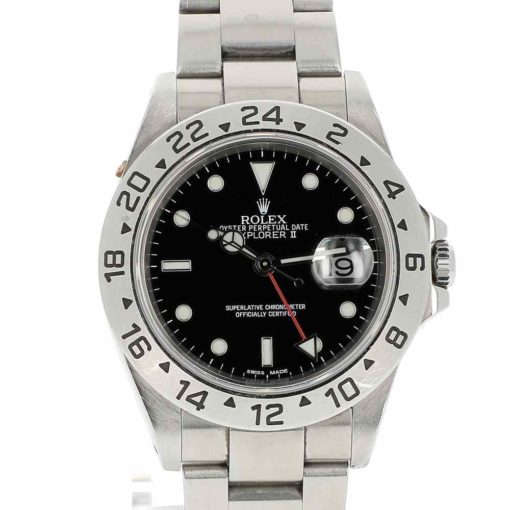 montre bracelet Rolex explorer 2 noire cadran 2