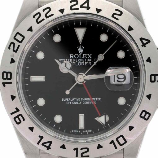 montre bracelet Rolex explorer 2 noire cadran 3