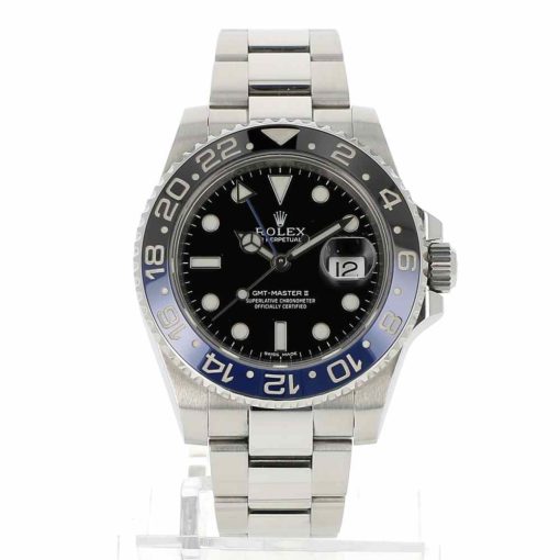 montre bracelet Rolex batman 116710BLNR cadran