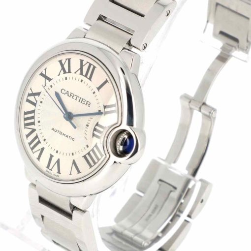 montre bracelet Cartier ballon bleu remontoir
