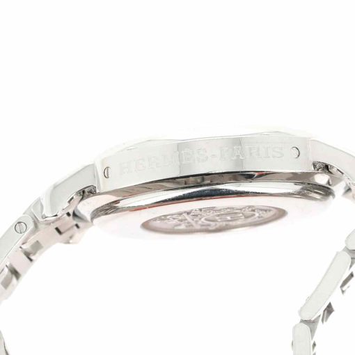 montre bracelet Hermes clipper chronographe quartz carrure