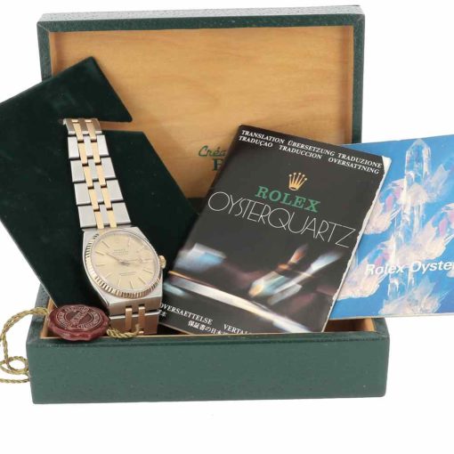 montre bracelet Rolex oyster quartz papiers