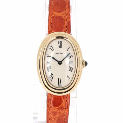 montre bracelet Cartier baignoire cadran