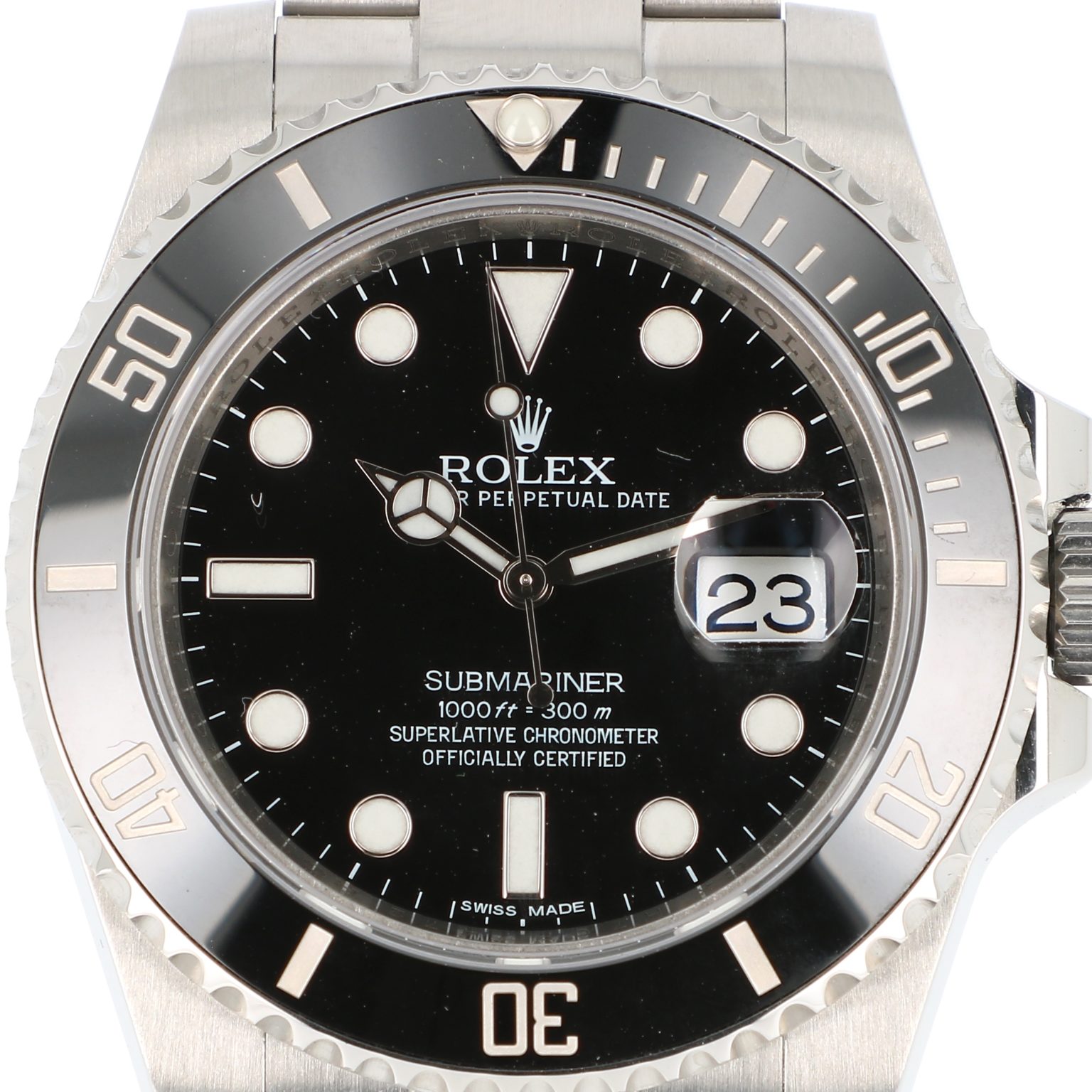 rolex 116610LN cadran