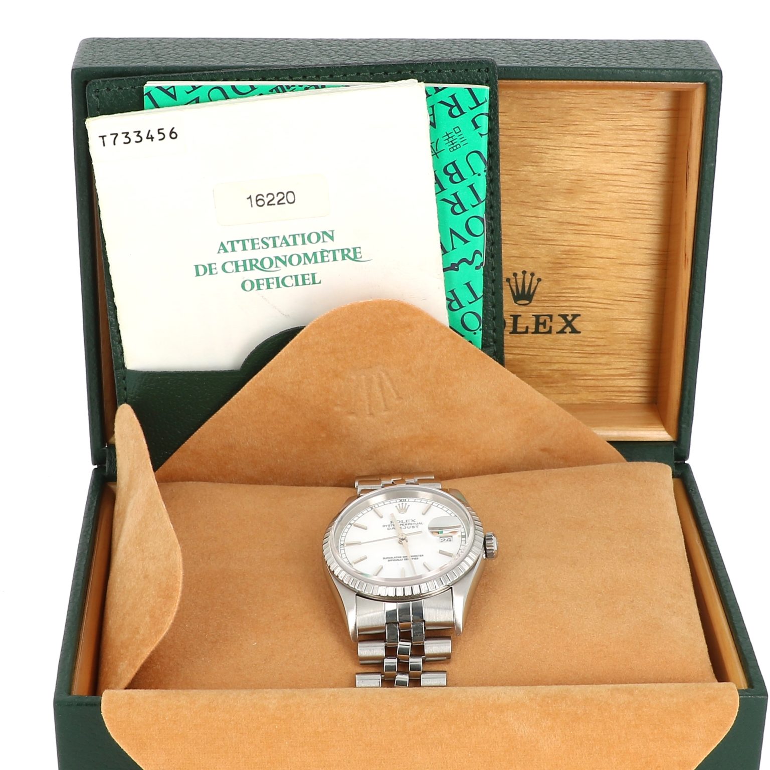 rolex 16220 papiers