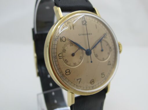 LONGINES chronograph 13ZN gold 1940 - Image 3