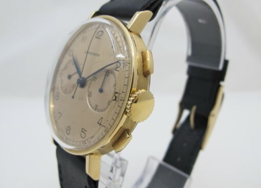 LONGINES chronograph 13ZN gold 1940 - Image 4