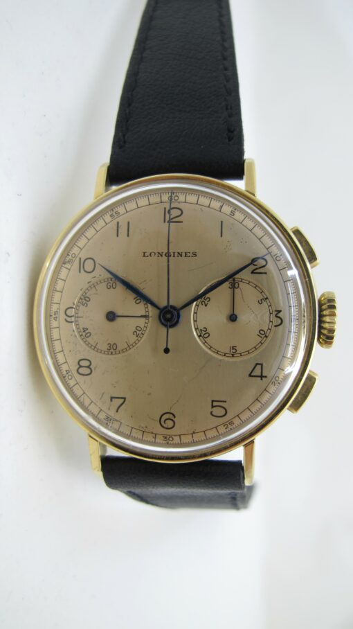 LONGINES chronograph 13ZN gold 1940 - Image 6