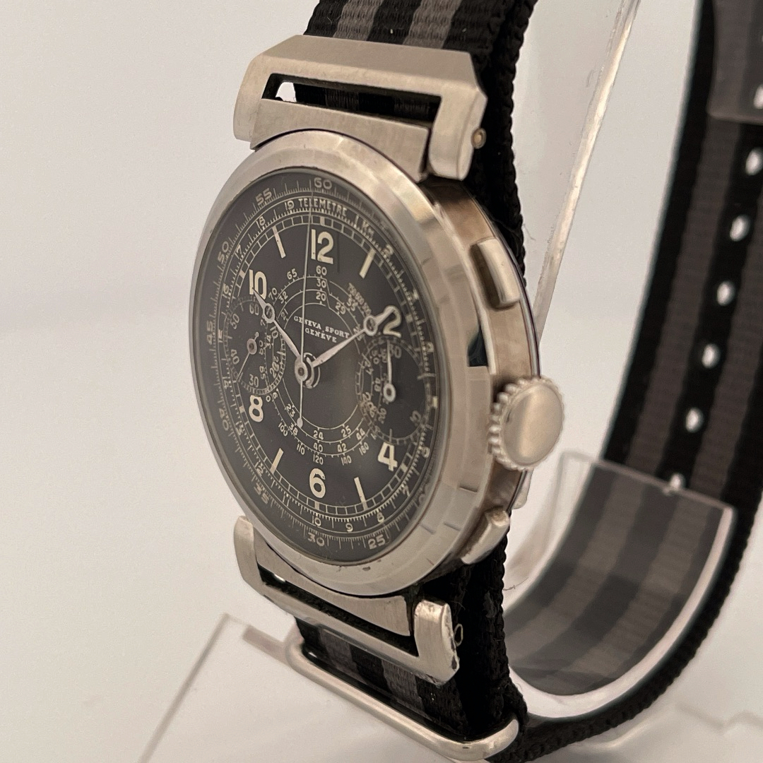 GENEVA Sport chronographe Valjoux 22 télémètre – Image 4
