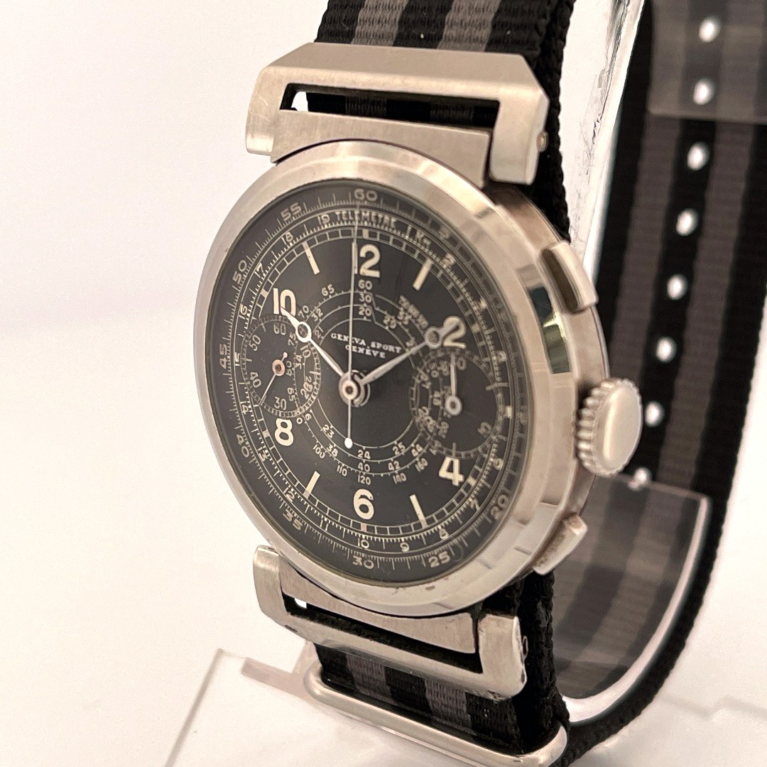GENEVA Sport chronographe Valjoux 22 télémètre – Image 2