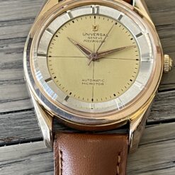 Universal Genève Polerouter De Luxe rose gold