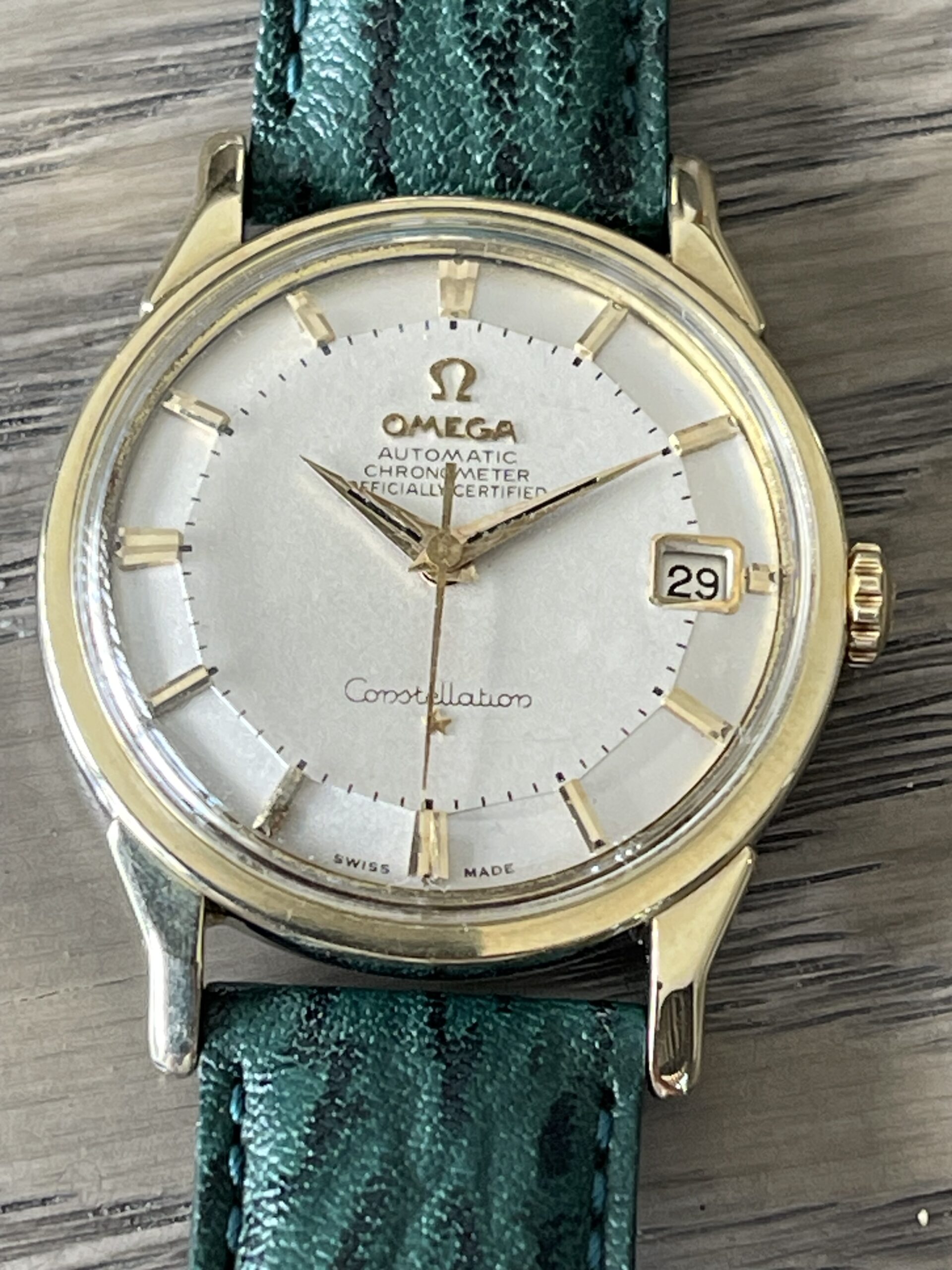 OMEGA Constellation or et acier Pie Pan Ref 168.005