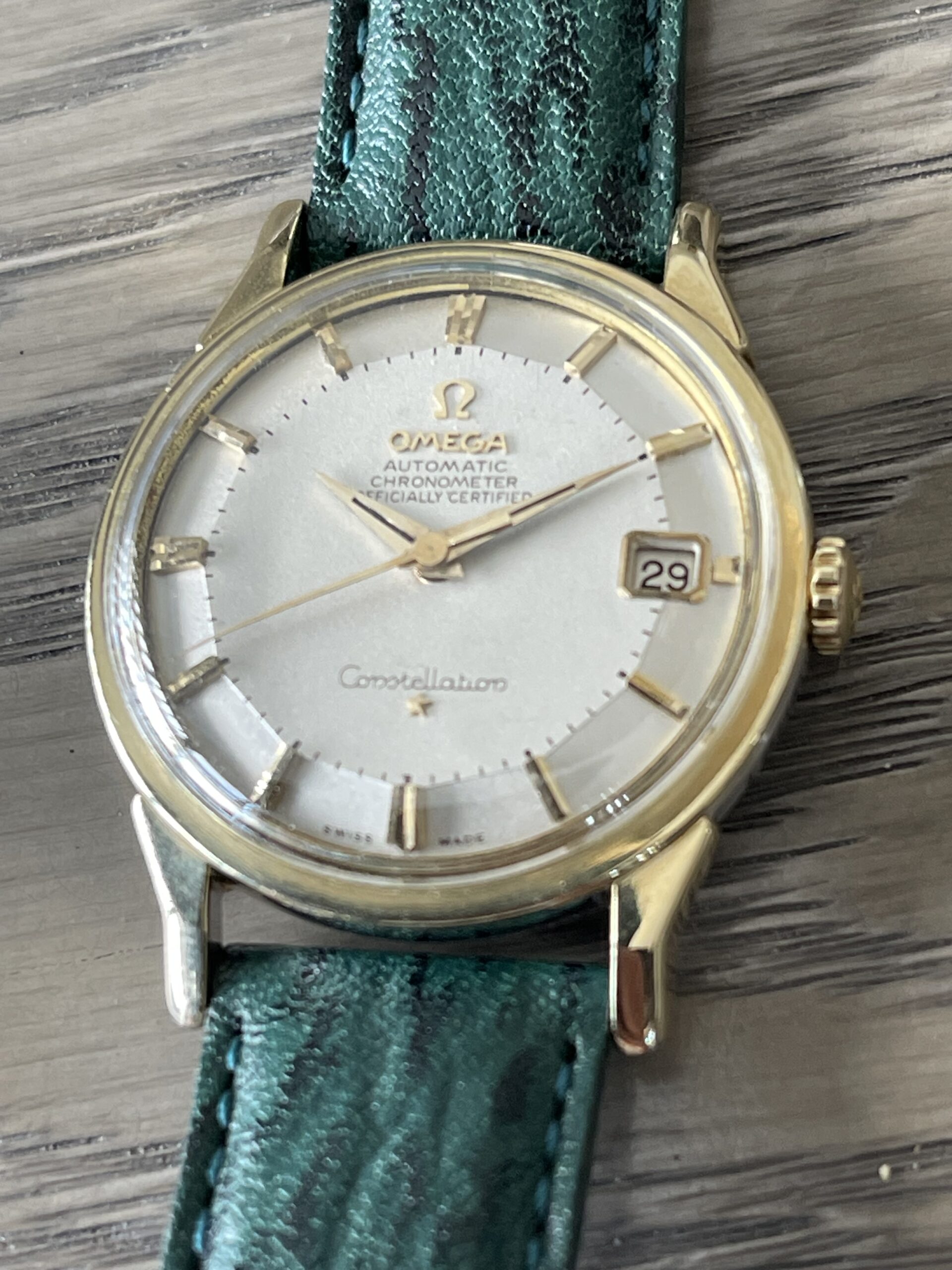 OMEGA Constellation or et acier Pie Pan Ref 168.005 – Image 5