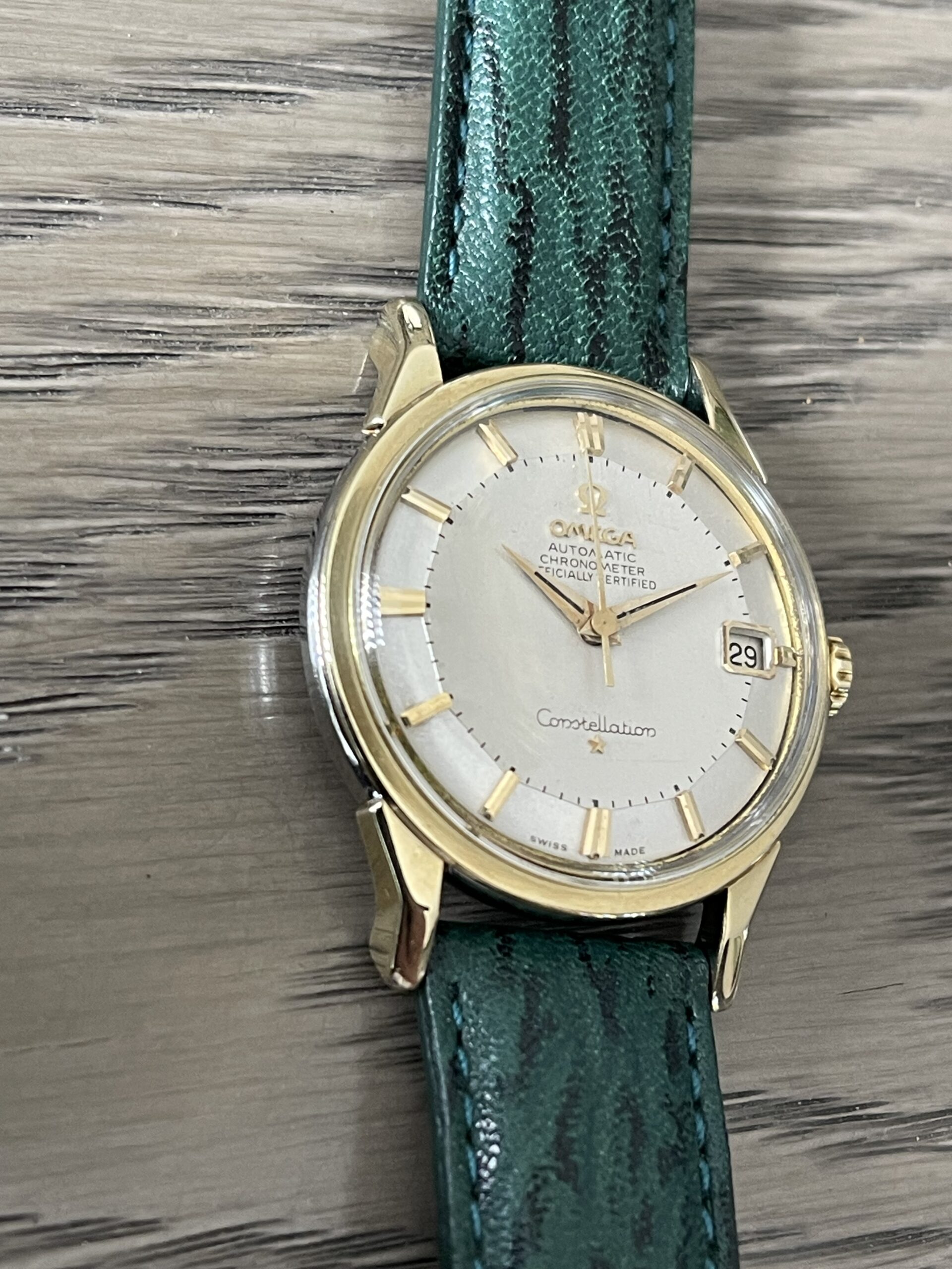 OMEGA Constellation or et acier Pie Pan Ref 168.005 – Image 4
