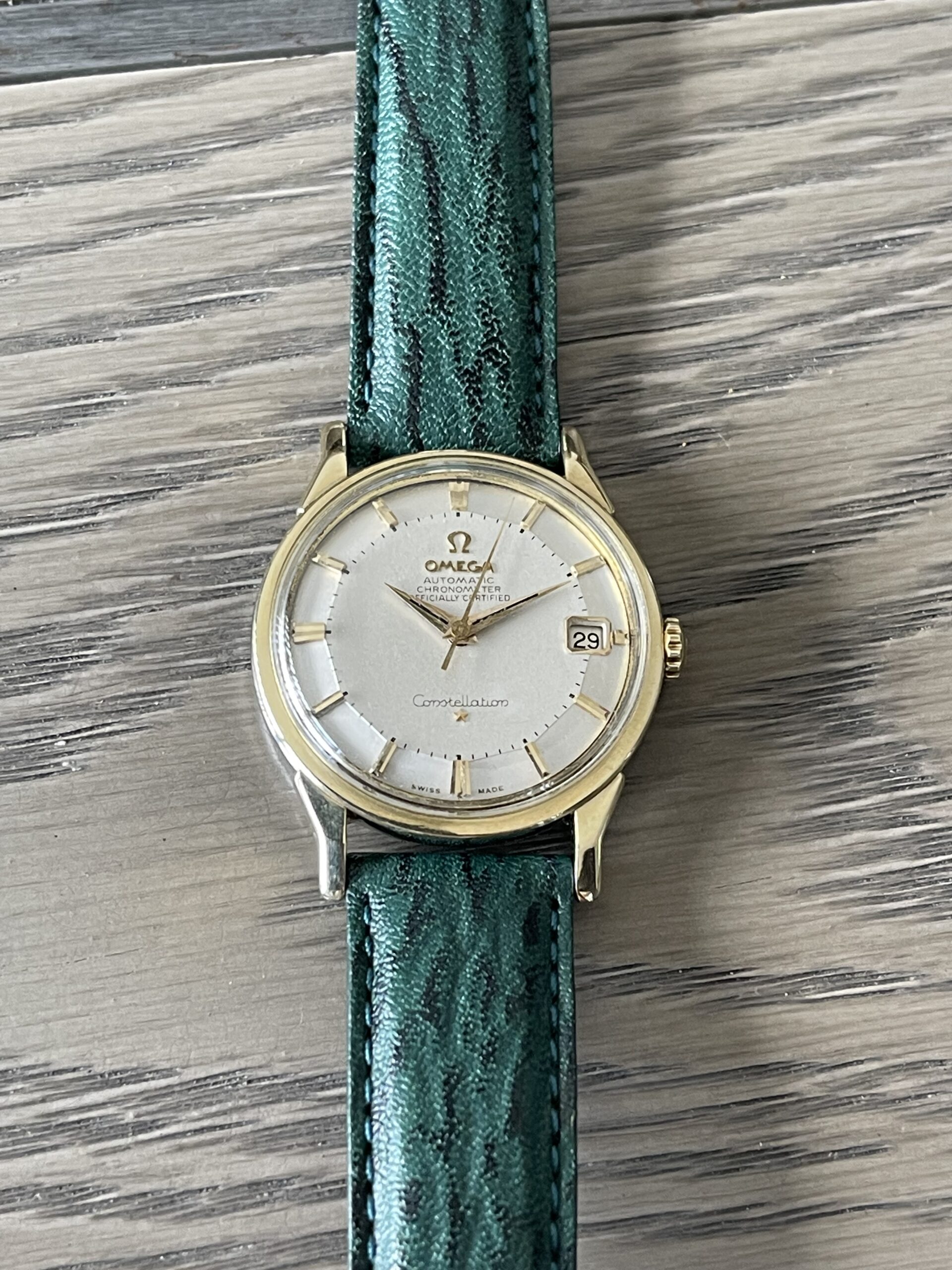 OMEGA Constellation or et acier Pie Pan Ref 168.005 – Image 3