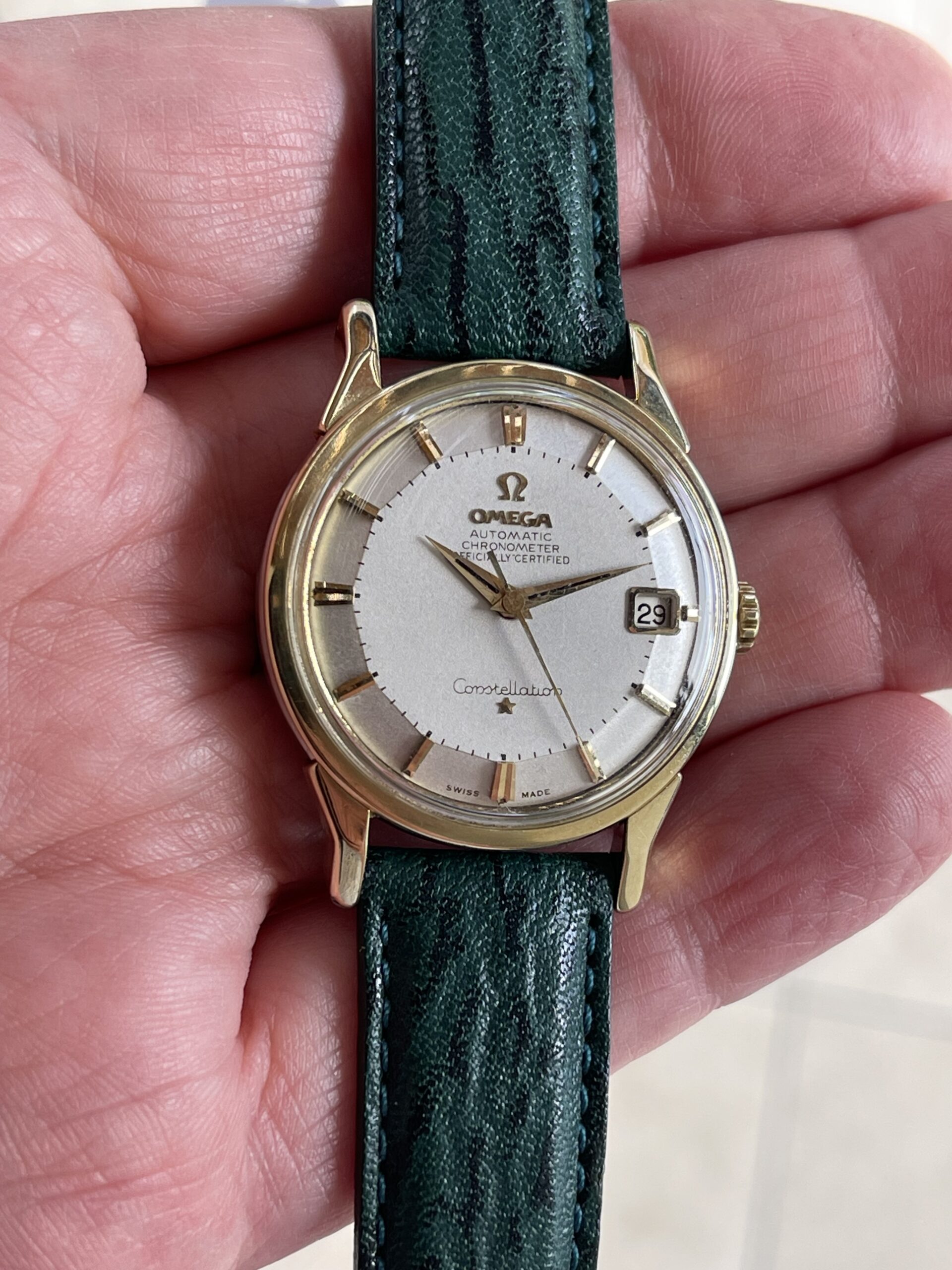 OMEGA Constellation or et acier Pie Pan Ref 168.005 – Image 9