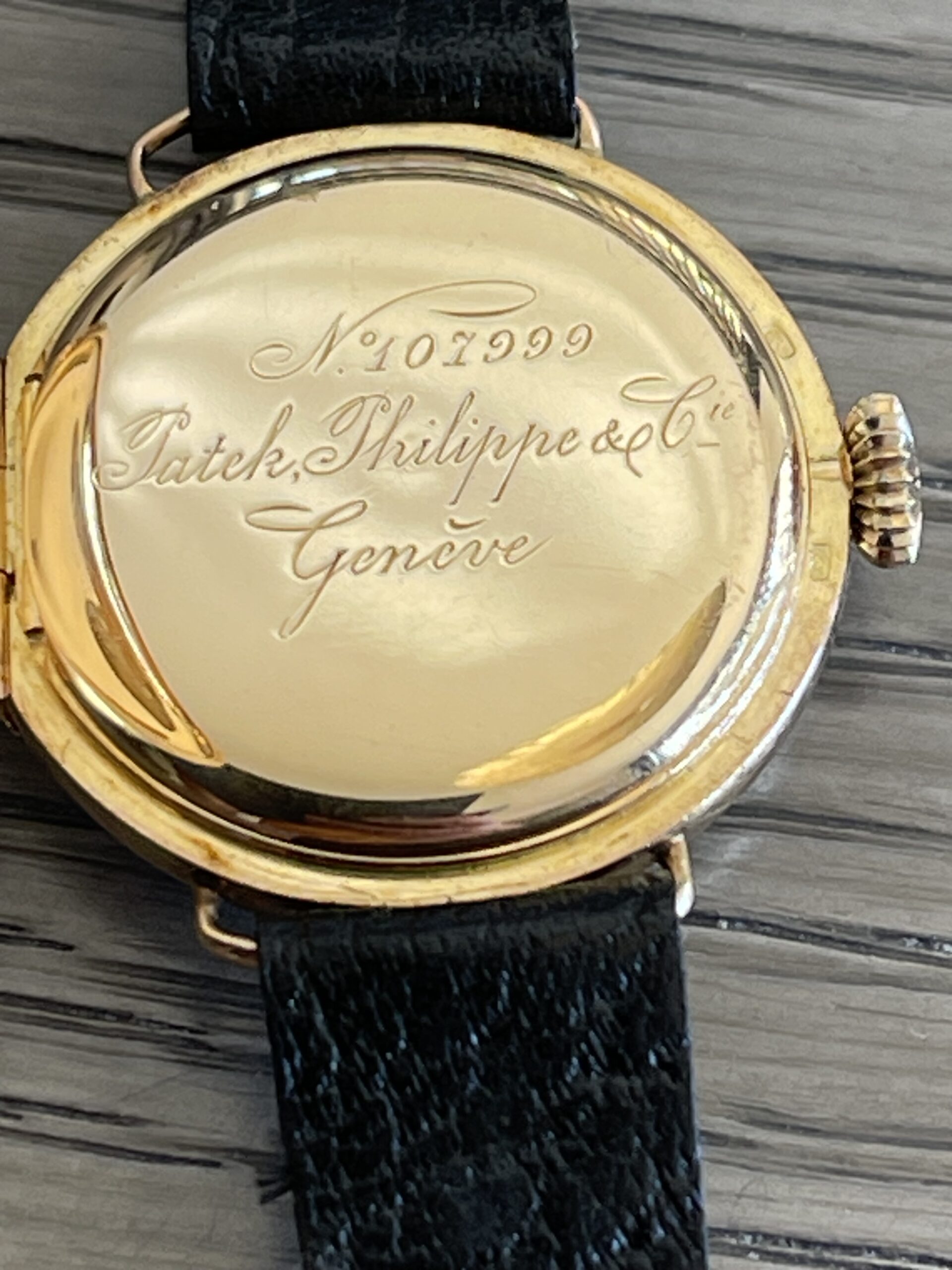 PATEK PHILIPPE Officier ronde or 18k vers 1920 – Image 7