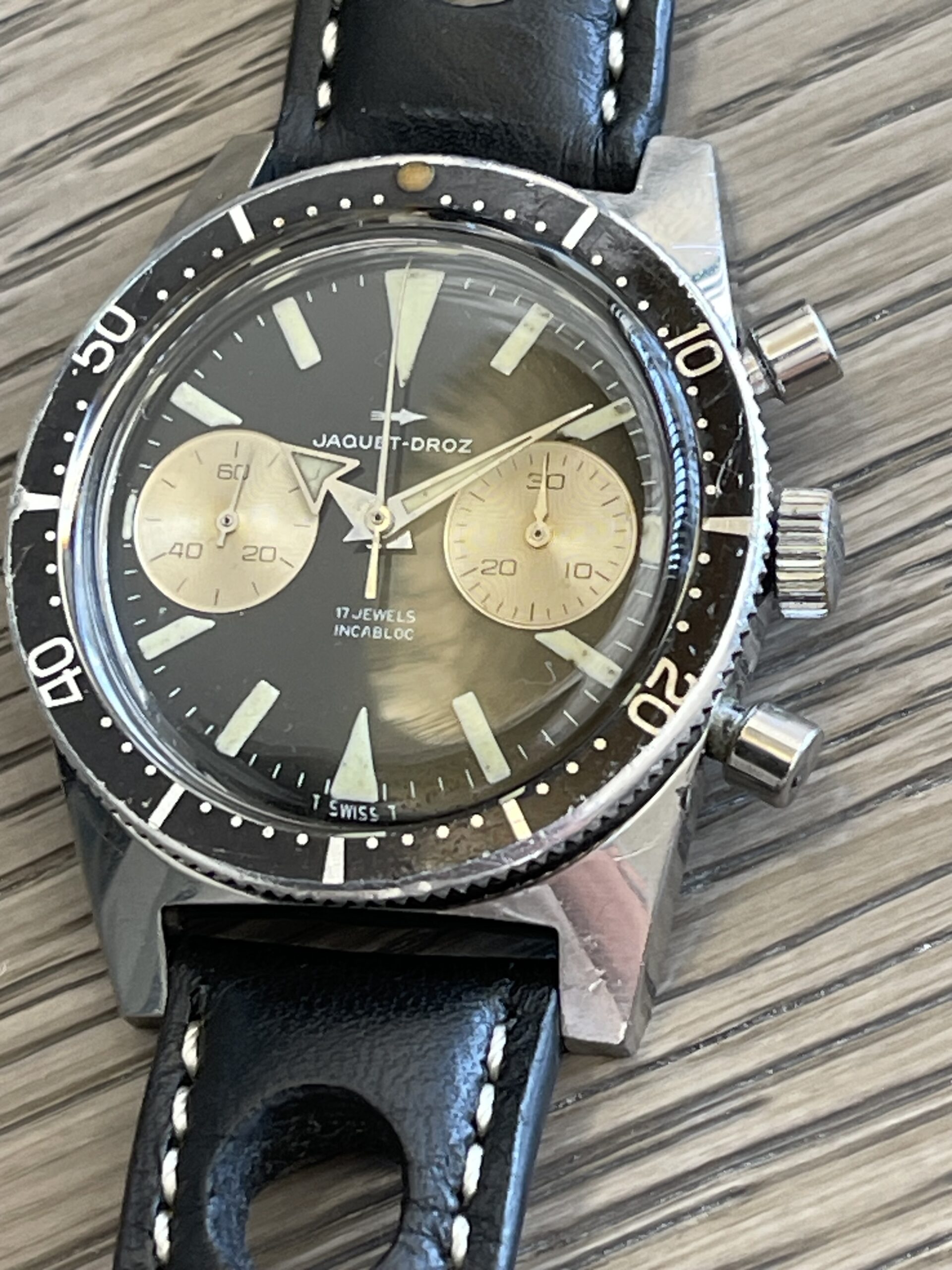 JAQUET DROZ chronographe vintage – Image 3