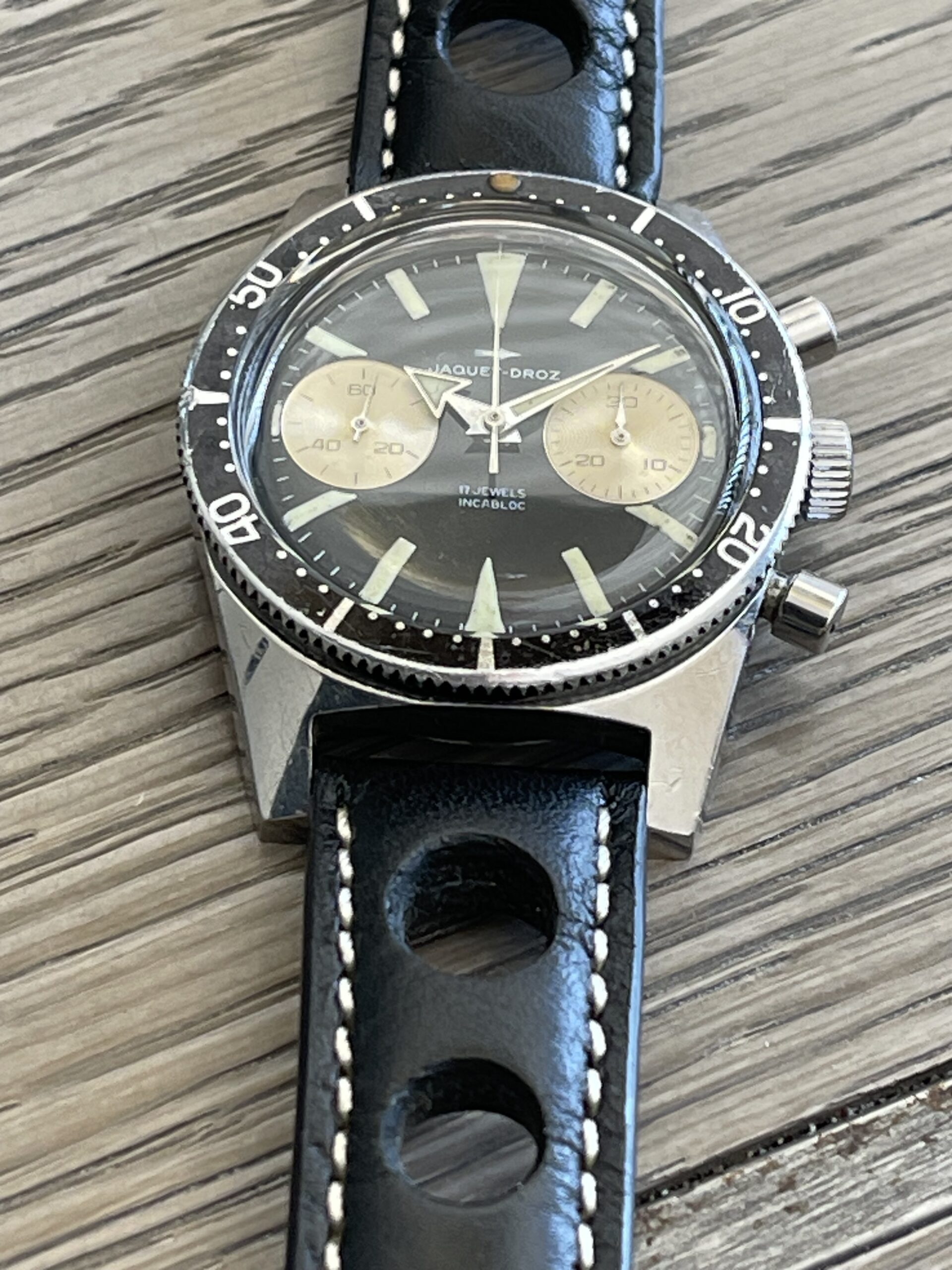 JAQUET DROZ chronographe vintage – Image 4