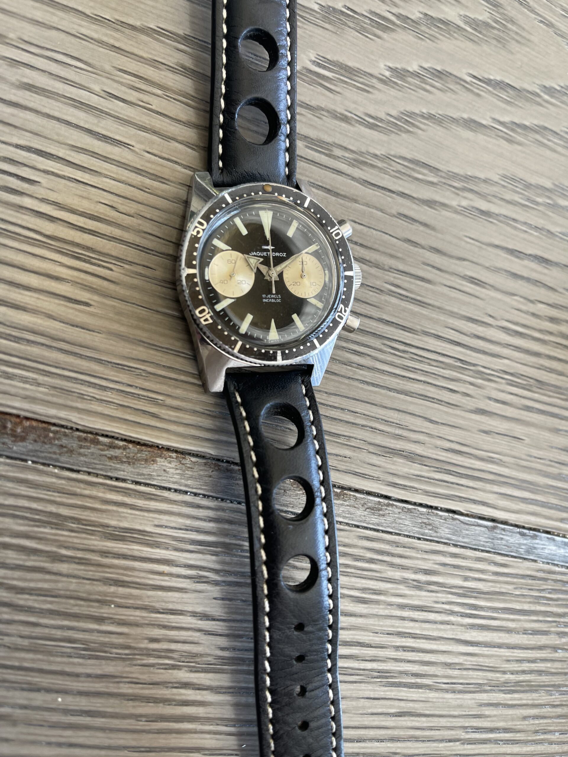 JAQUET DROZ chronographe vintage 1