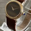 Baume & Mercier Oeil de Tigre vintage or 18k ovale – Image 2